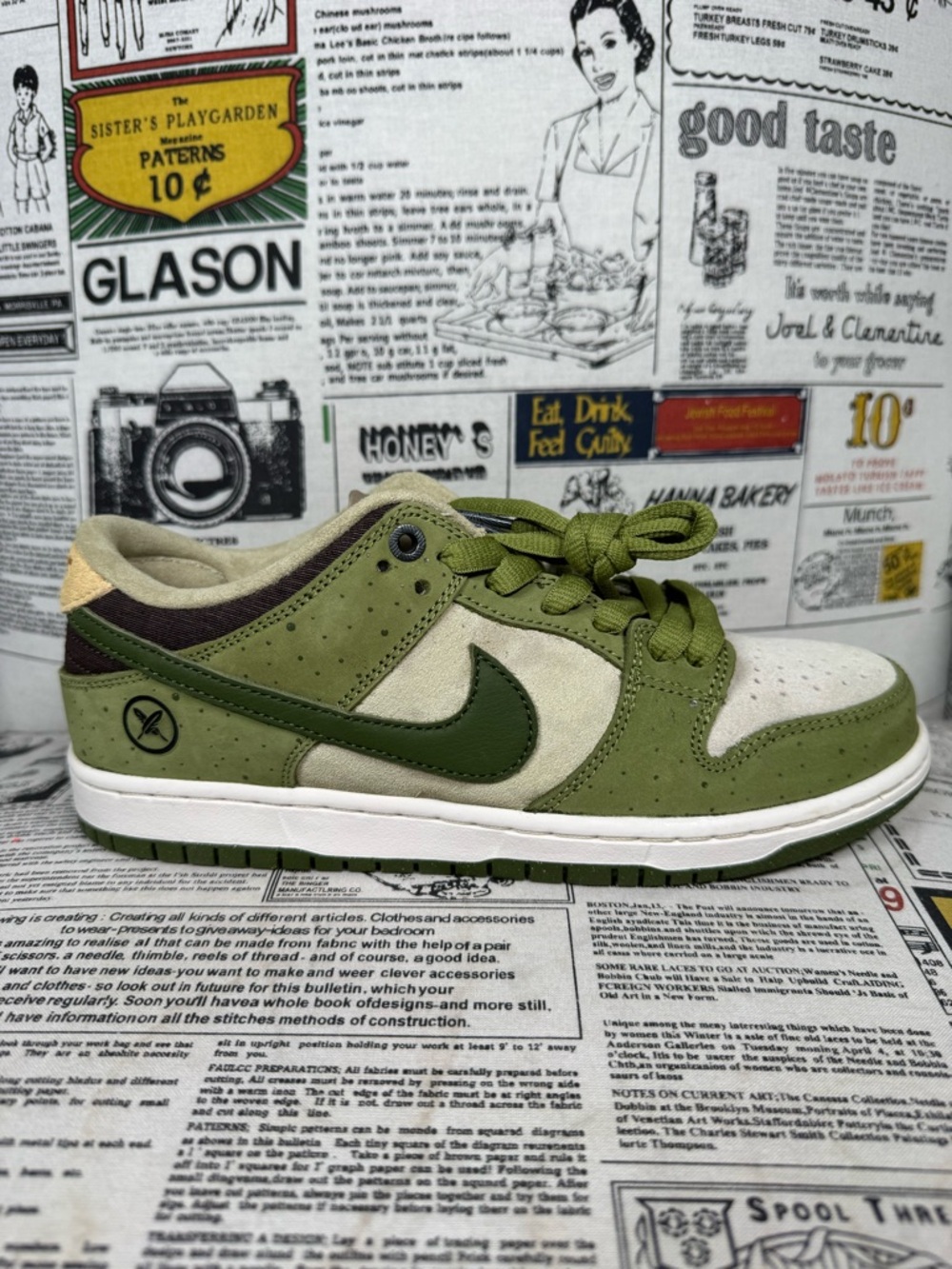 Yuto Horigome x Nike Dunk Low SB Matcha HF8022-300 Men Size 7 Women 8.5 No Box